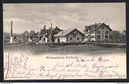 AK Zollikofen, Molkereischule Zollikofen, Totalansicht