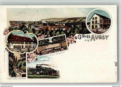 4302 Augst BL 1911 BOAKC Lithographie Handlung R. Schaub Anstaltsgebäude... - 13702667