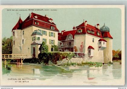 4103 Bottmingen 1922 Lithographie Schloss - 13990388