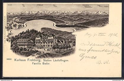 AK Läufelfingen, Kurhaus Frohburg von Familie Bader