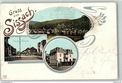 4450 Sissach 1901 Gebrauchsspuren Hauptstrasse Jugendstil - 13481893