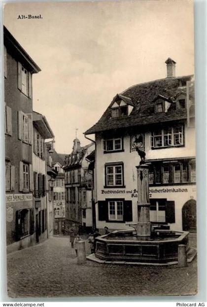 4000 Basel Bâle 1914 - Brunnen Alt Basel - 10618477