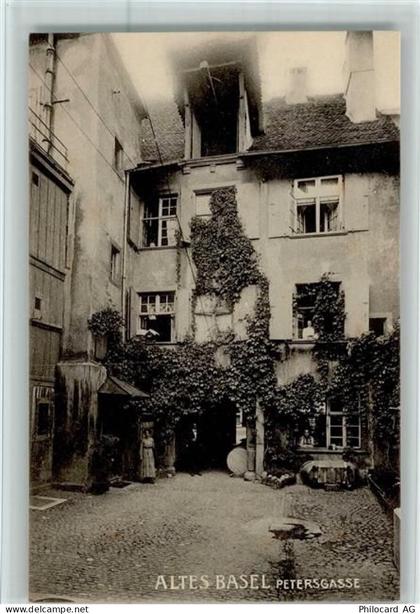 4000 Basel Bâle - Verlag M.F. Basel Nr. 52 - Altes Basel - Petergasse - ... - 13056806