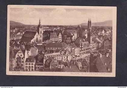 Suisse BS Basel Blick v. d. Peterskirche ( Stengel )