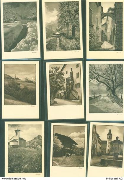 Lot mit 25 AK D. Mischo Kupferdruck Heimat-Landschaftsaufnahmen Schweiz ... - 13824296