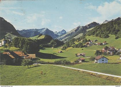 Suisse - Les Sciernes-d'Albeuve - Panorama - Edition Glasson - 1971