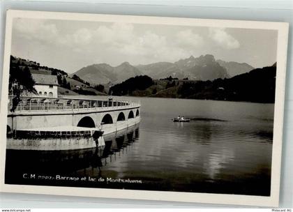 1636 Broc 1932 Foto AK Wasserkraftwerk Broc/Montsalvens - 38211516