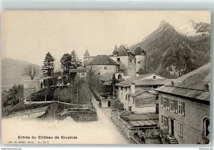 1663 Gruyères - Eingang zum Schloss - 10596599