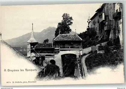 1663 Gruyères - Les Remparts - 10619445
