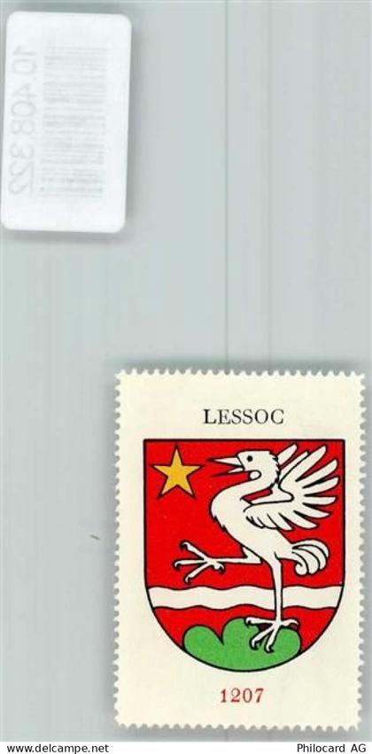 1669 Lessoc - Vignette Wappen Kaffee Hag ca 1920-1940 Kranich - 10408322