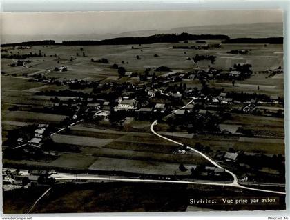 1678 Siviriez Villaranon Karte beschädigt Fliegeraufnahme - 13150289