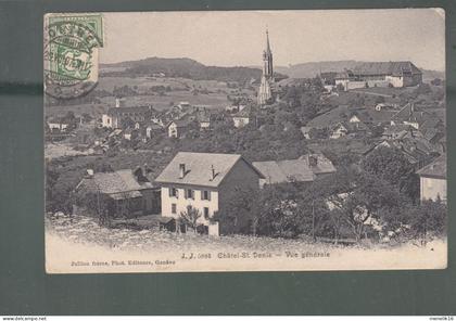 CP - Suisse - Châtel-Saint-Denis - vue générale