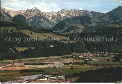 Grandvillard Fliegeraufnahme