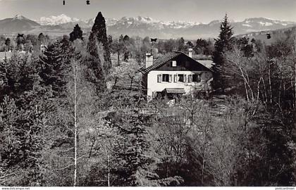 Suisse - COLOGNY (GE) Vue générale - CARTE PHOTO Année 1949 - Ed. inconnu