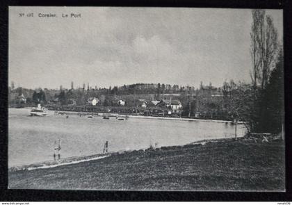 cpp Suisse Genève environ CORSIER Le port / pré bateau habitations quai / N 497