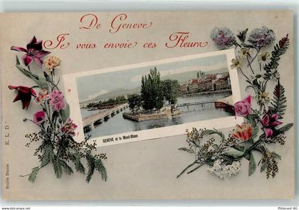 1200 Genève Genf - Blumenranken - 10600124