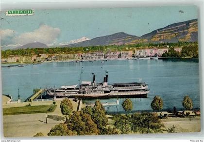 1200 Genève Genf - Hafen Dampfschiff - 39409712