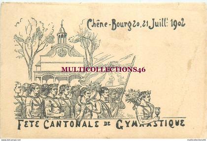 170325B - SUISSE - CHENE BOURG 20 21 JUILLET 1902 Fête cantonale de gymnastique