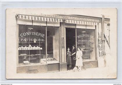 Suisse - GENÈVE - Boulangerie du Pont de Carouge - CARTE PHOTO Année 1921