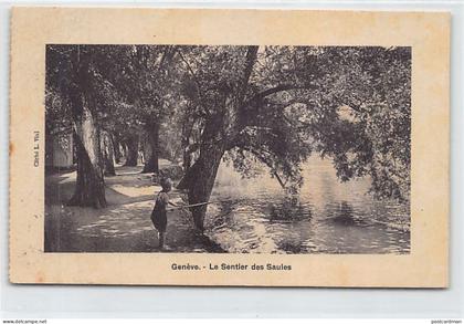 Suisse - Genève - Le chantier des Saules - Ed. Cliché L. Vial