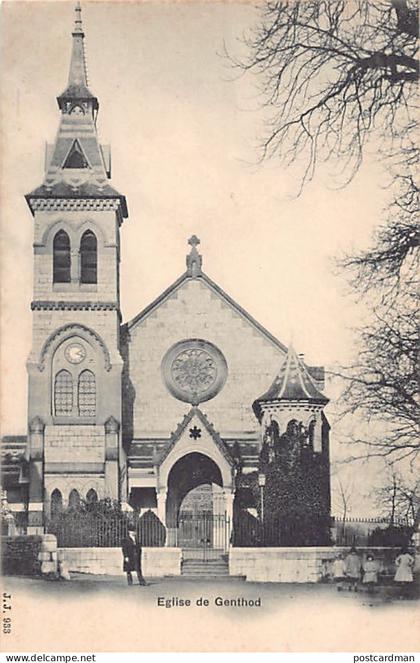 Suisse - GENTHOD (GE) L'église - Ed. J.J. Jullien 933