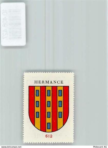 1248 Hermance - Vignette Wappen Kaffee Hag ca 1920-1940 - 10408427