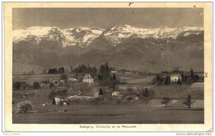 Suisse - Satigny choully et le Reculet -VOIR ETAT