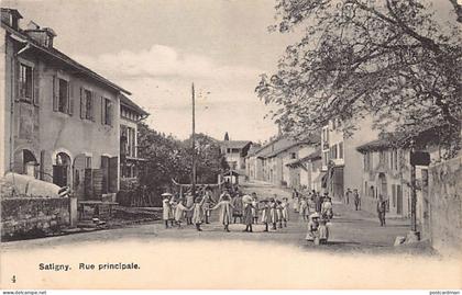 Suisse - SATIGNY (GE) Rue principale - Ed. E.C. 4