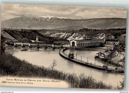 1214 Vernier 1915 Foto AK Wasserkraftwerk - 38212090