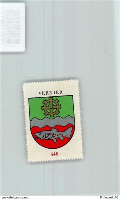 1214 Vernier - Vignette Wappen Kaffee Hag 1920-1940 - 10407026