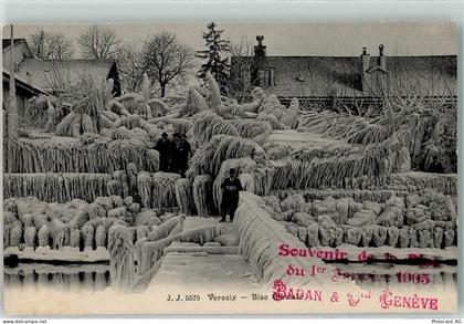 1290 Versoix 1905 - Winter Vereiste Landschaft - 13186981