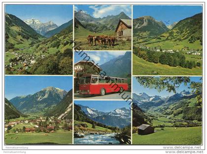 Im Sernftal - Engi - Matt - Elm - AK Grossformat - Verlag Foto-Gross St. Gallen