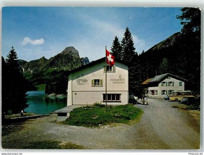 8752 Näfels Foto AK Berghaus Obersee Foto Schönwetter Omnibus - 39693849