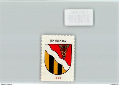 8755 Ennenda Ennetbühls - Vignette Wappen Kaffee Hag ca 1920-1940 Ennend... - 11101446