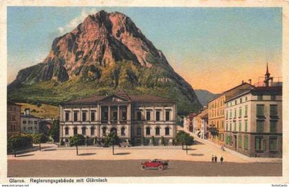 GLARUS Glaris GL Regierungsgebaeude mit Glaernisch