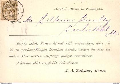 Netstal Besuchsanzeige der Fa Zahner