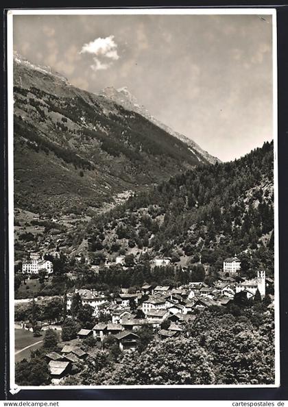 AK Bondo im Bergell, Ortsansicht aus der Vogelschau