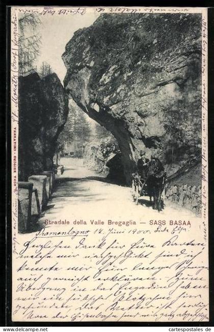 AK Bregaglia, Stradale della Valle Bregaglia, Sass Basaa