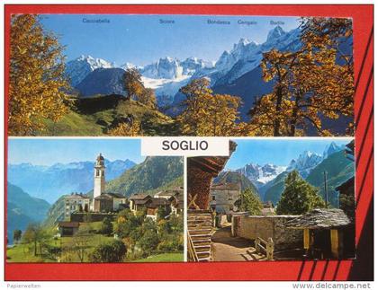 Bregaglia (GR) - Mehrbildkarte "Soglio"