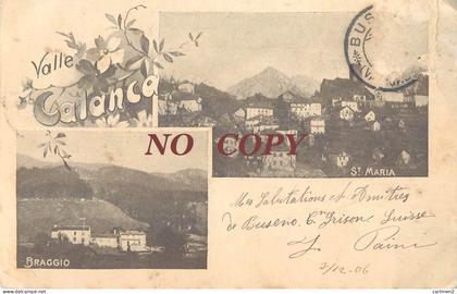 VALLE CALANCA SANTA MARIA BRAGGIO MULTIVUES  SUISSE SWITZERLAND