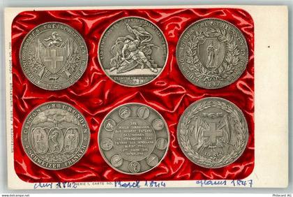 7000 Chur Coire Foto AK Medaille Schützenfest Chur Basel Glarus - 14005961