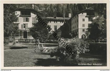 Alvaneu Bad - Albulabahn - Foto-AK - Verlag J. Trauffer Davos