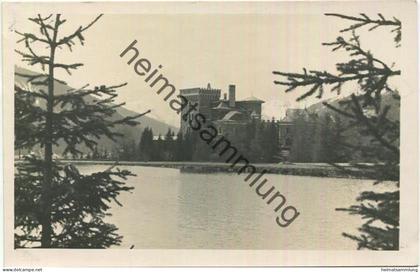 Davos-Dorf - Schloss Brüssel - Foto-AK - Verlag Photohaus Berger Davos-Dorf