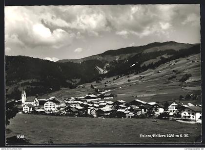 AK Falera, Ortsansicht mit Blick übers Land