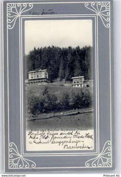 7235 Fideris Prägedruck Hotel Pension Aquasana - 51486669