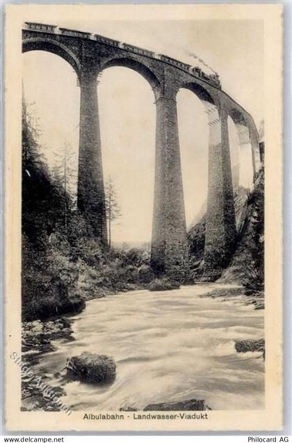 7477 Filisur - Albulabahn, Eisenbahn, Landwasserviadukt - 51279827
