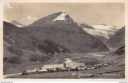 Schweiz - HINTERRHEIN (GR) Gegen Rheinwaldhorn - Verlag R. Guler 70