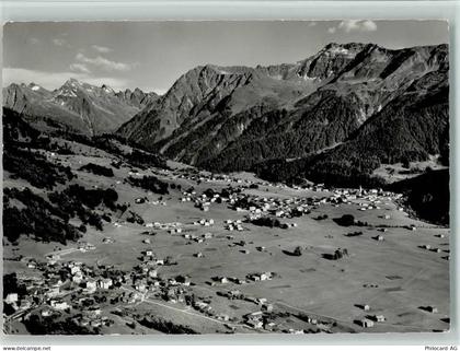 7250 Klosters - Klosters und Klosters-Dorf gegen Silvretta und Gatschief... - 10157147