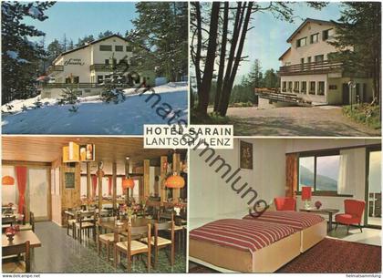 Lantsch Lenz - Hotel Sarain Fam. J. Lorenz-Knecht - AK Grossformat