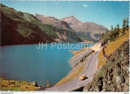 Stausee Marmorera am Julierpass gegen Piz Arblatsch - Switzerland - unused
